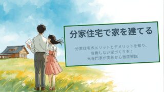 分家住宅のメリットとデメリット – 後悔しない選択のために 