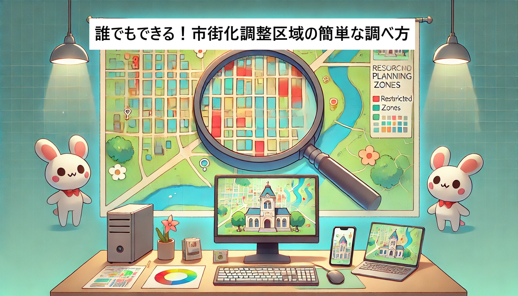 誰でもできる！市街化調整区域の簡単な調べ方