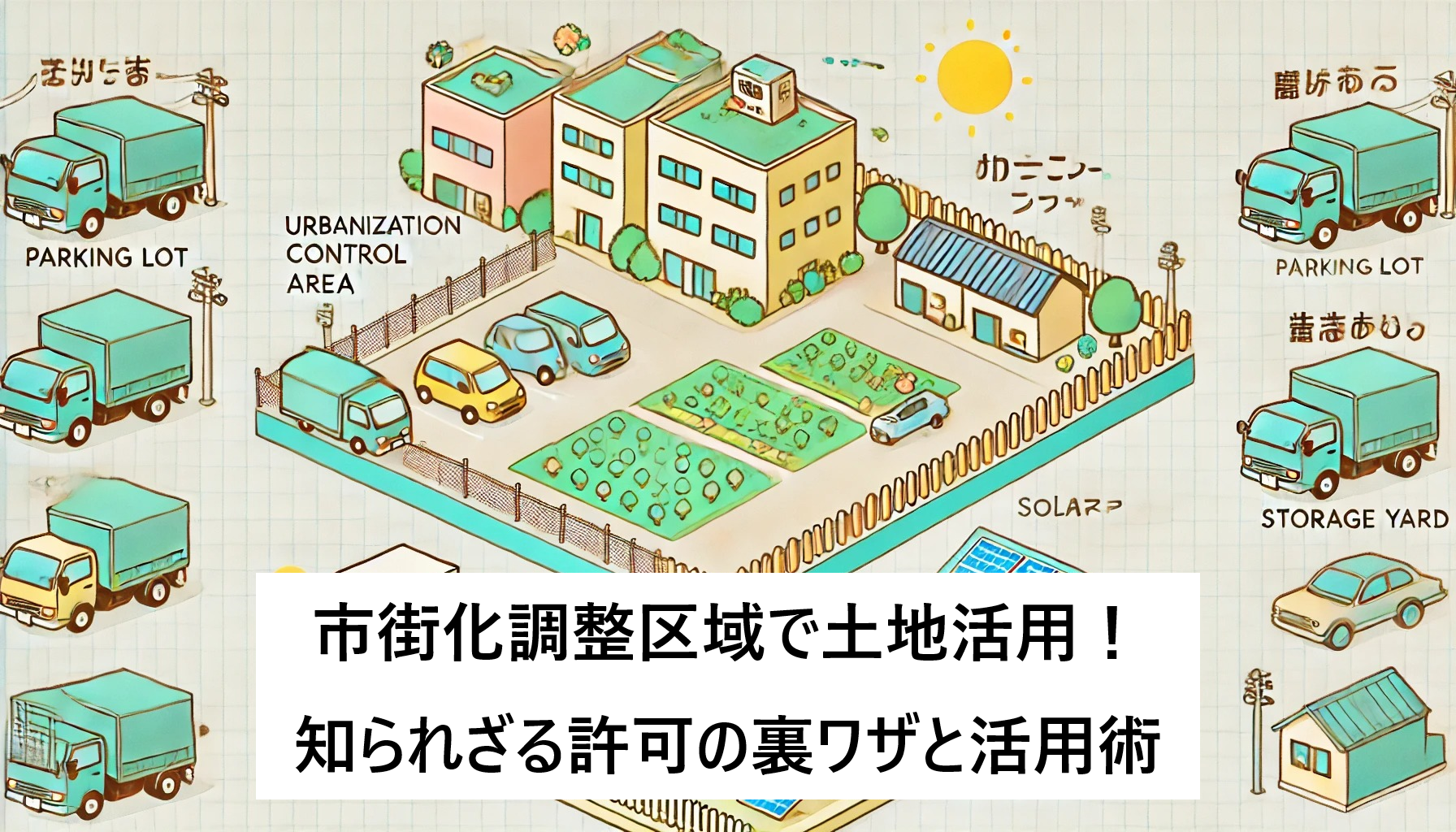 市街化調整区域で土地活用！知られざる許可の裏ワザと活用術