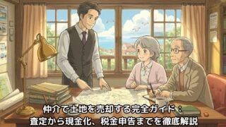 仲介で土地を売却する完全ガイド：査定から現金化、税金申告までを徹底解説 