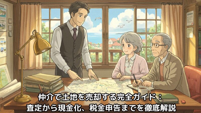 仲介で土地を売却する完全ガイド：査定から現金化、税金申告までを徹底解説 