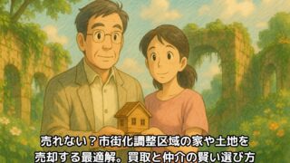 売れない？市街化調整区域の家や土地を売却する最適解。買取と仲介の賢い選び方 