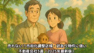 売れない？市街化調整区域・訳あり物件に強い不動産会社3選（2025年最新版） 