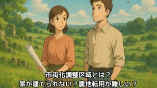 市街化調整区域とは？家が建てられない？農地転用が難しい？ 