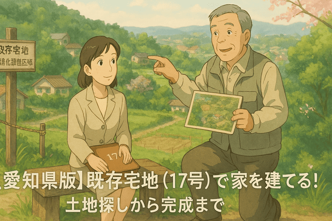 【愛知県版】既存宅地（17号）で家を建てる！土地探しから完成まで 