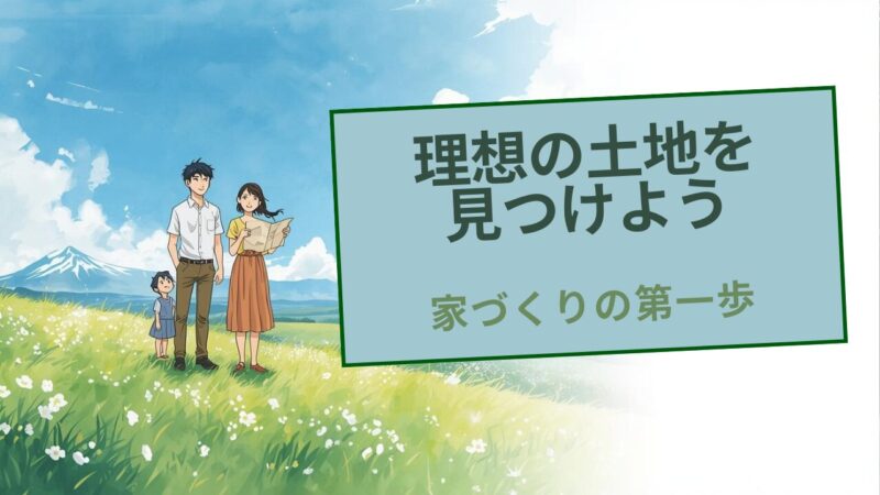 注文住宅のための土地選びはどう進める？気をつけるポイントや検討ステップを解説 